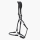 Premier Equine Hennaroso Rolled Anatomic Leather Head Collar - Black