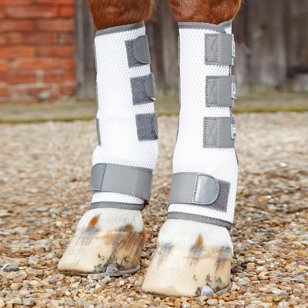 Premier Equine Pro-Tech Bug and Fly Boots - White