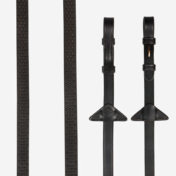 LeMieux Soft Rubber Reins - Brown