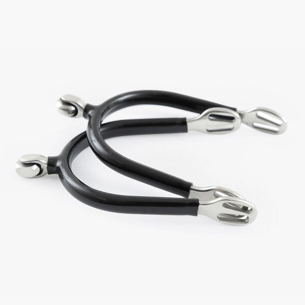 Premier Equine Rubber Covered Roller Ball Spurs