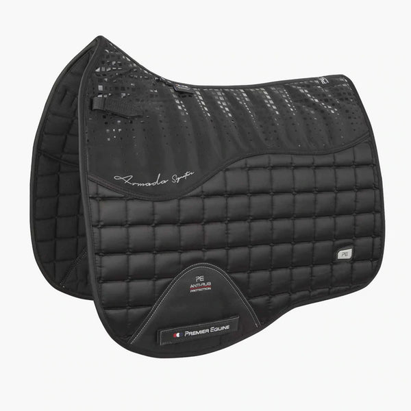 Premier Equine Armada Close Contact Dressage Square - Black