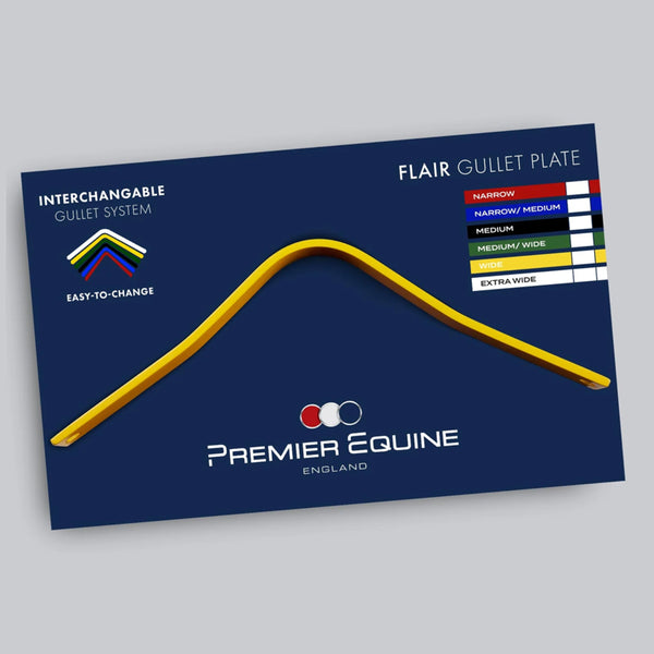 Premier Equine Flair Gullet Plate - Multi-Colour