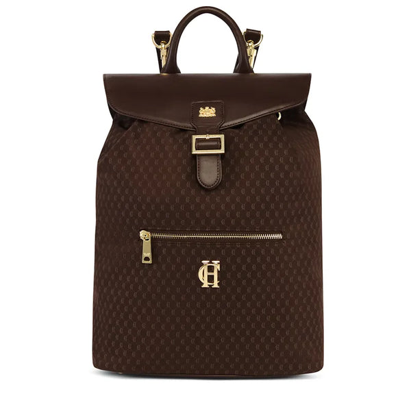 Holland Cooper Regency Backpack - Chocolate Monogram