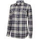 Hoggs of Fife Ladies Eilidh Flannel Shirt - Marled Navy