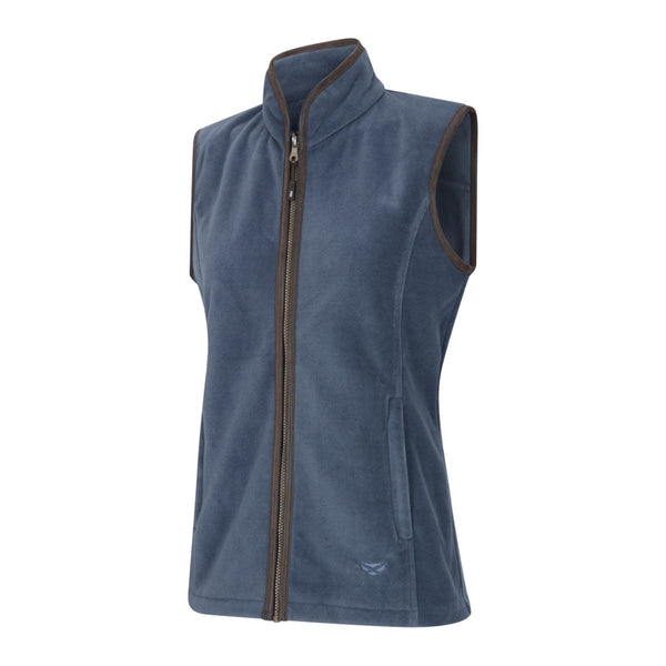 Hoggs of Fife Ladies Stenton Fleece Gilet - Slate Grey