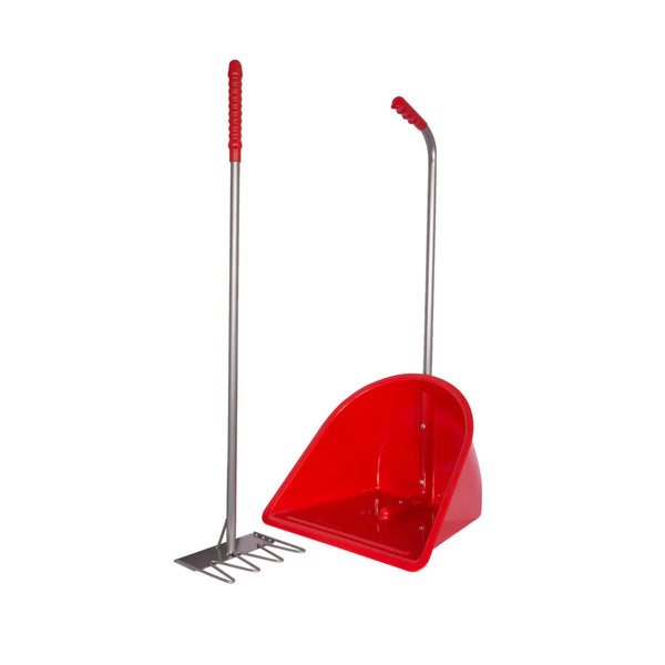 Red Gorilla Tidee Set and Rake - Red