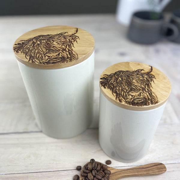 Selbrae House Highland Cow Storage Jar