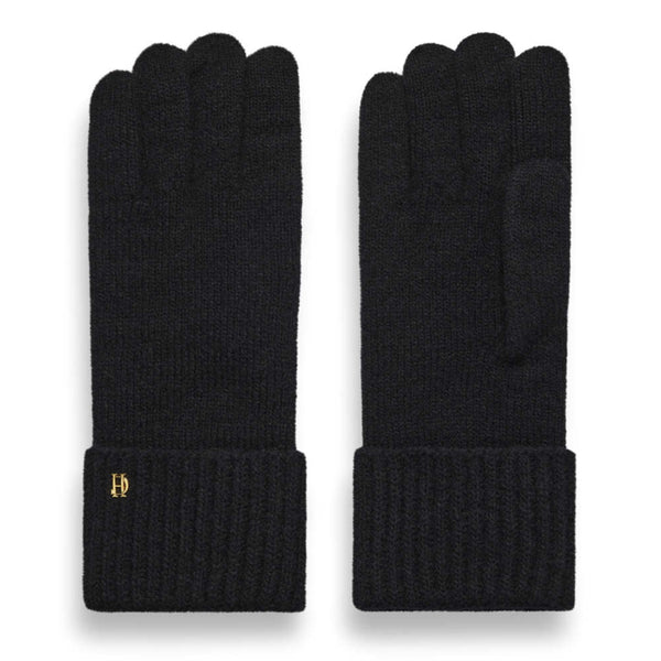 Holland Cooper Classic Logo Glove - Black