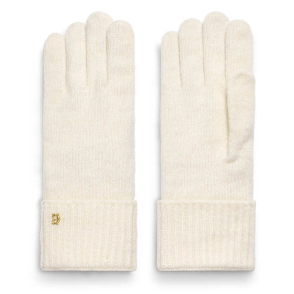 Holland Cooper Classic Logo Glove - Cream