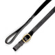 Mackey Classic Leather Lead with Buckle End Black