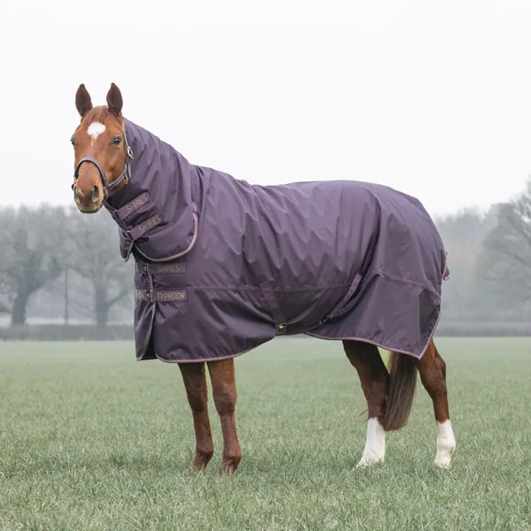 Typhoon 100 Combo Turnout Rug - Black Cherry