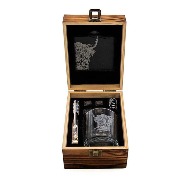Selbrae House Highland Cow Drinks Set