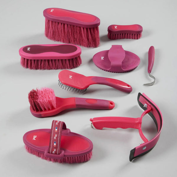 Premier Equine Soft Touch Grooming Kit Set - Wine