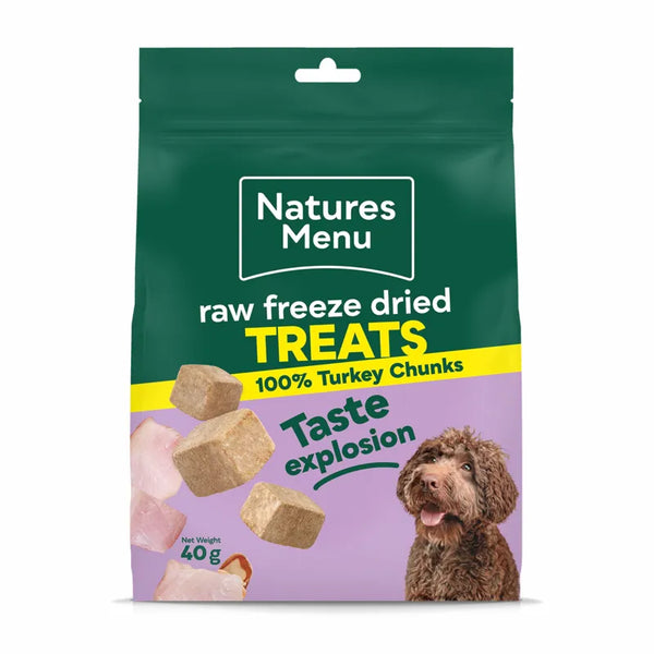 Natures Menu Freeze Dried Chunks - Turkey
