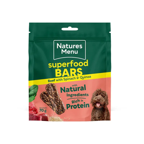 Natures Menu Country Hunter Superfood Bars - Beef