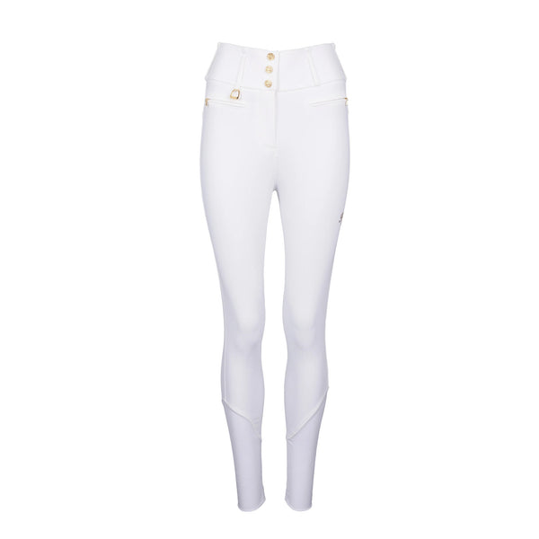 Holland Cooper Premium High Rise Breeches - White