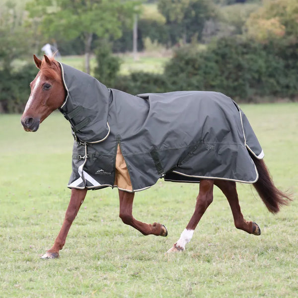 Shires Highlander Plus 50 Combo Turnout Rug - Green