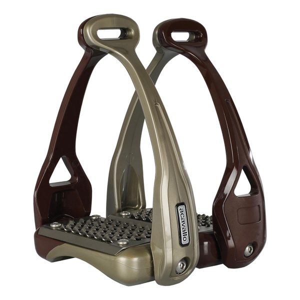 Acavallo Opera Stirrups - Brown