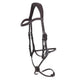 Acavallo Mexican Bridle with Contrast Stitching - Dark Brown