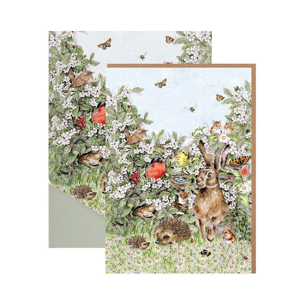 Wrendale Nature Notecard Pack - Hidden in the Hedgerow