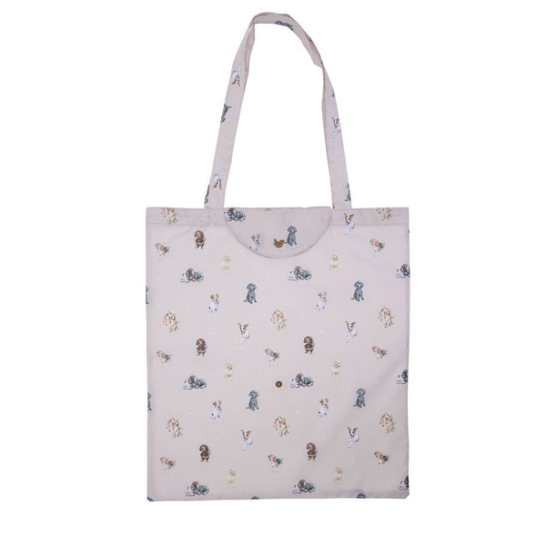Wrendale Foldable Shopping Bag - Dogs