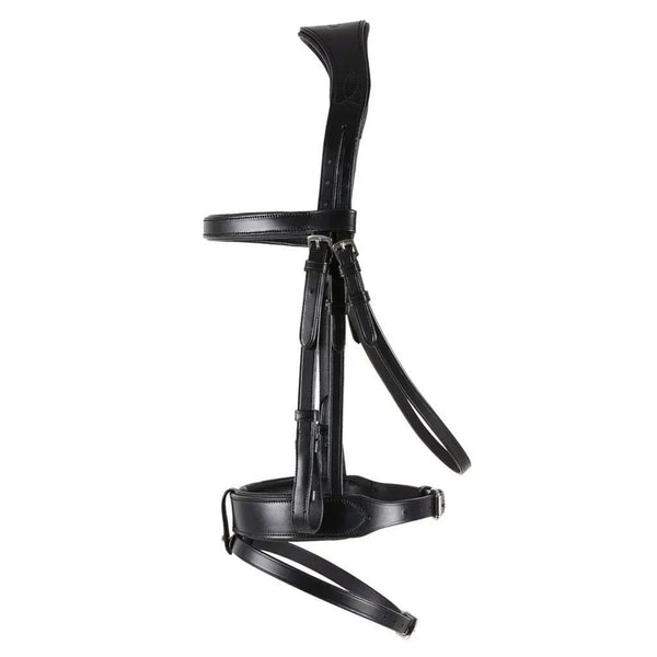 Cameo ComfortPro Show Bridle with Inside Grip Reins - Black