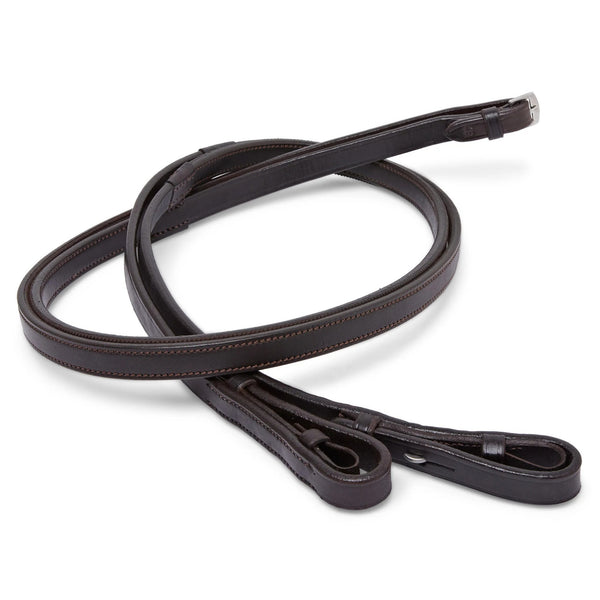 Cameo Inside Grip Reins - Dark Brown