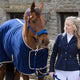 Cameo Suede Elite Headcollar & Leadrope - Navy