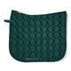 Cameo Suede Dressage Saddlecloth - Evergreen