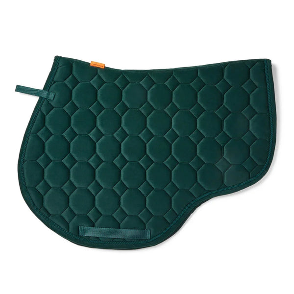 Cameo Suede GP/Jump Saddlecloth - Evergreen