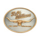 R.M.Williams Logo Buckle - Silver Gold