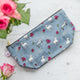 Emily Cole Grey Horse & Roses Washbag
