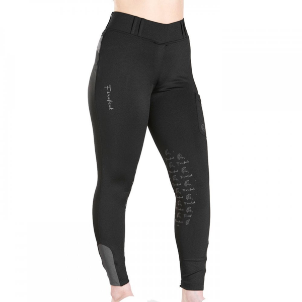 Firefoot Ladies Bankfield Basic Breeches - Black/Grey