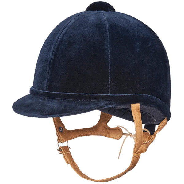Charles Owen Fian Riding Hat - Navy