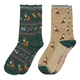 Joules Ladies Everyday Socks - Neutral Green Fox