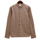 Joules Mens Classic Fit Flannel Check Shirt - Oatmeal