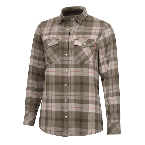 Hoggs of Fife Ladies Glentress Hunting Shirt - Olive