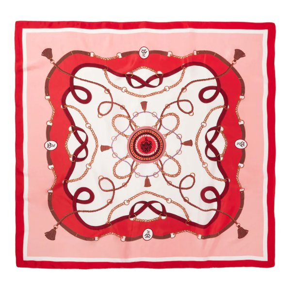 Hicks and Brown The Melford Silk Scarf - Dusky Pink