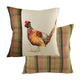 Evans Lichfield Hunter Pheasant Square Cushion - Feather Filled