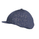 Hy Equestrian Elevate Allure Hat Silk - Navy/Gunmetal Grey