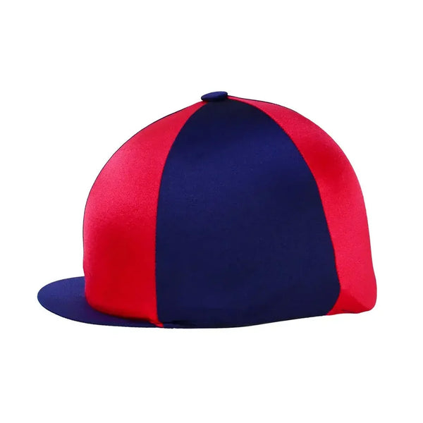 Hy Equestrian Two Tone Hat Cover - Navy/Red