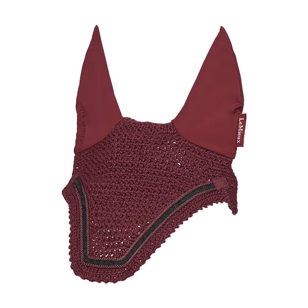 LeMieux Crystal Fly Hood - Burgundy