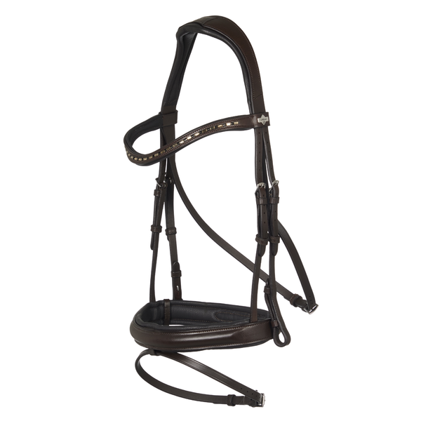 LeMieux Arika Dressage Bridle - Brown/Silver