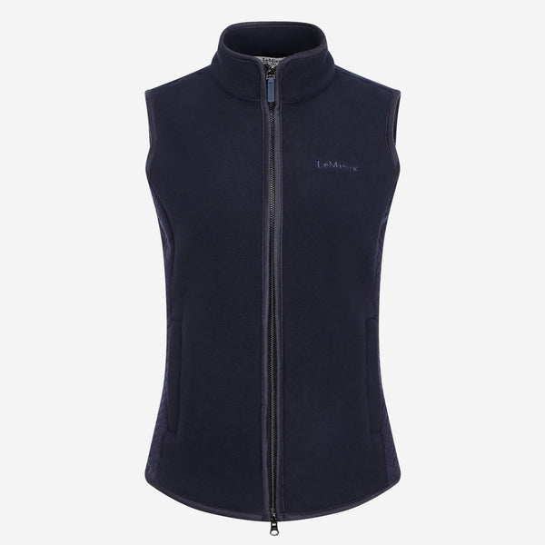 LeMieux Ladies Frankie Fleece Gilet - Navy