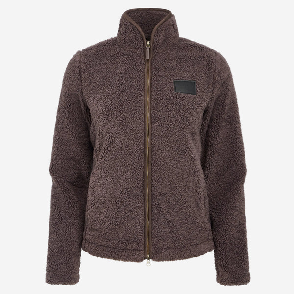 LeMieux Heritage Borg Zip Through Jacket - Cocoa