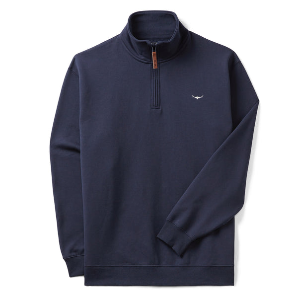 R.M.Williams Mulyungarie 1/4 Zip Sweatshirt - Navy