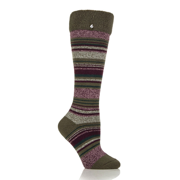 Heat Holders Ladies Daphne Lite Welly Boot Socks - Olive