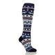 Heat Holders Ladies Portree Lite Socks - Fairisle Blue