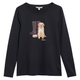 Barbour Ladies Hedley Long Sleeve T-Shirt - Dark Navy