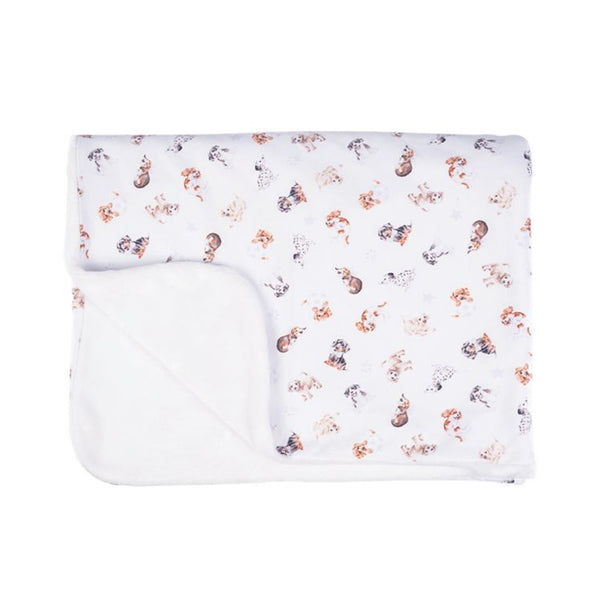 Wrendale Little Paws Baby Blanket